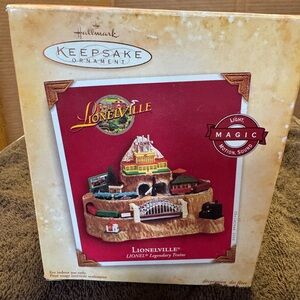 Hallmark Lionelville Red Keepsake Ornament 2004